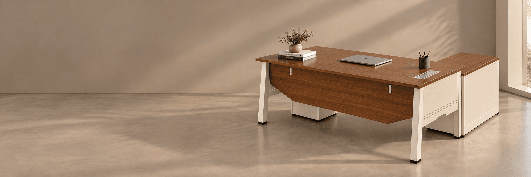 Office Tables in use