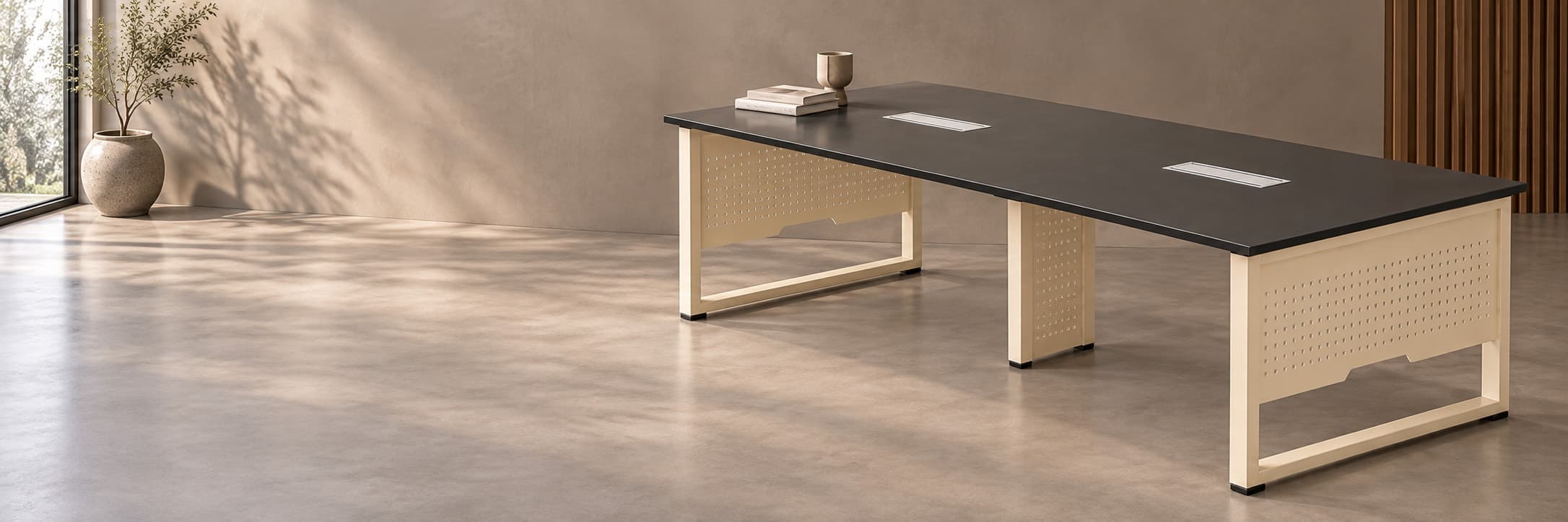 Conference Tables in use