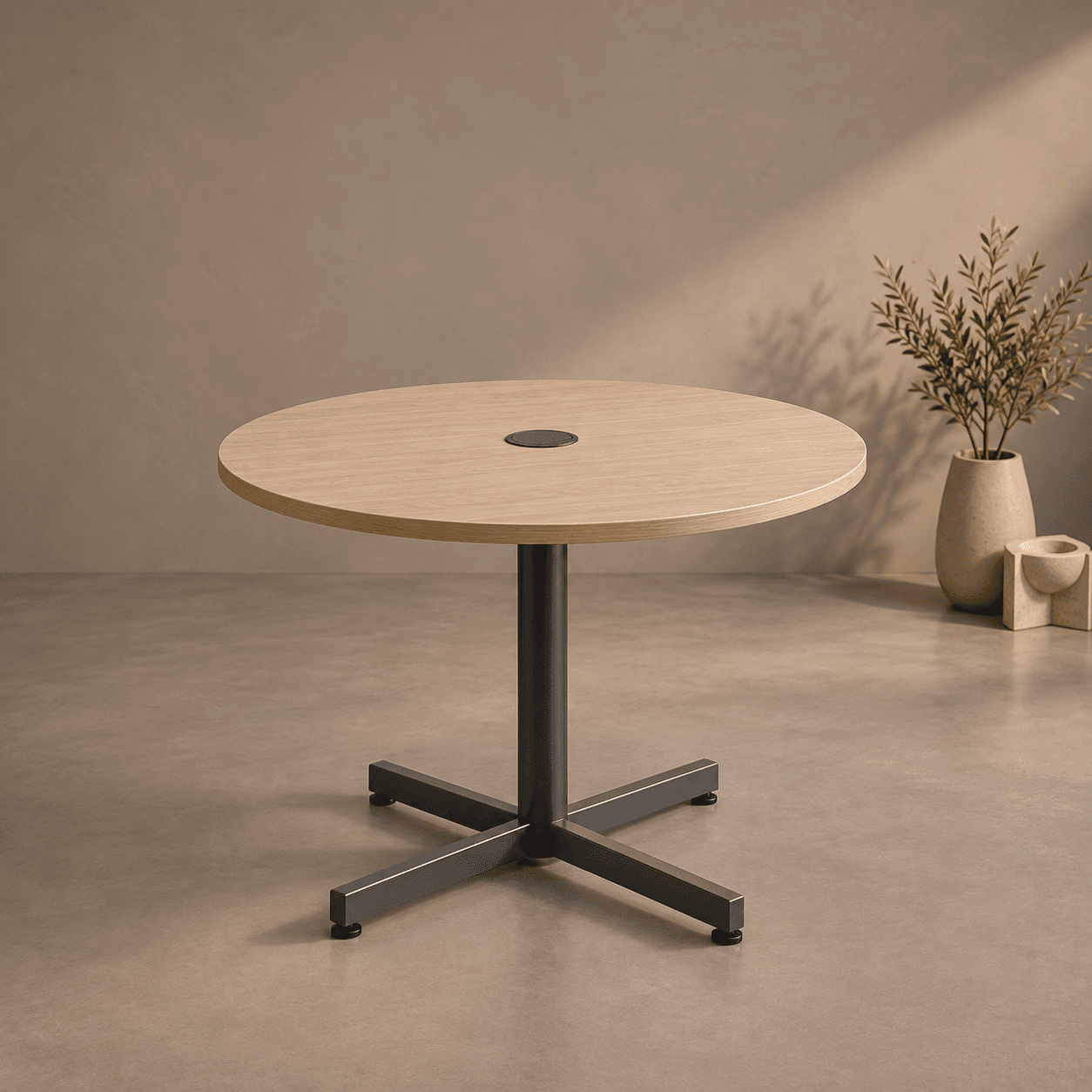 Discussion Tables in a styled interior