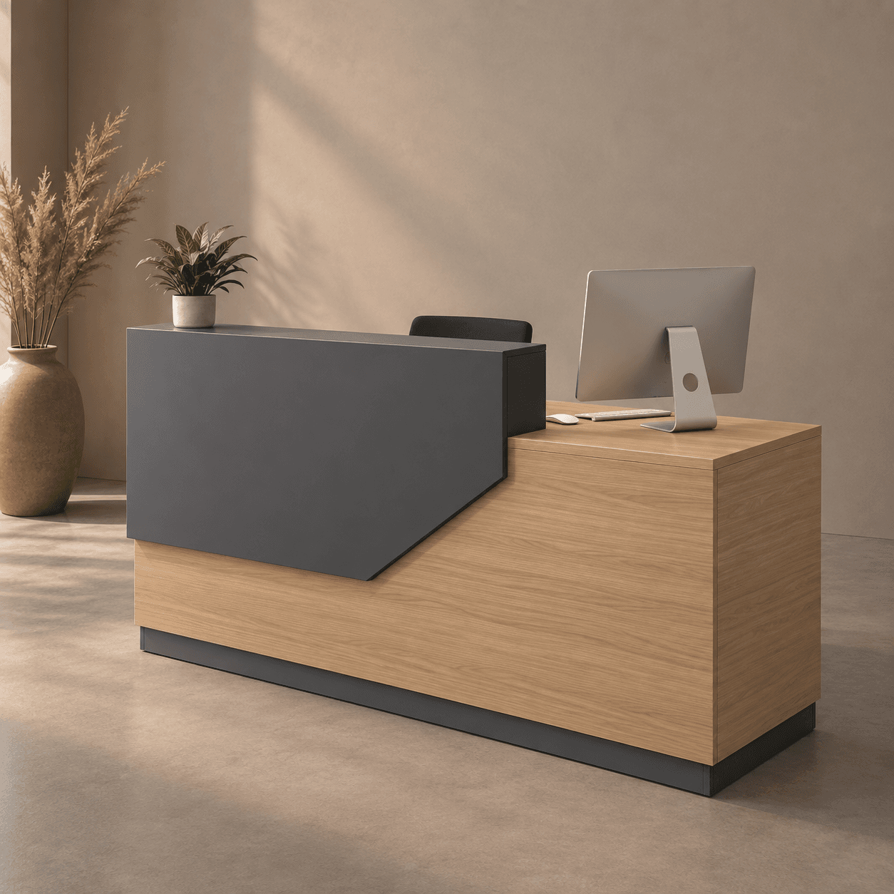 Reception Desks in a styled interior