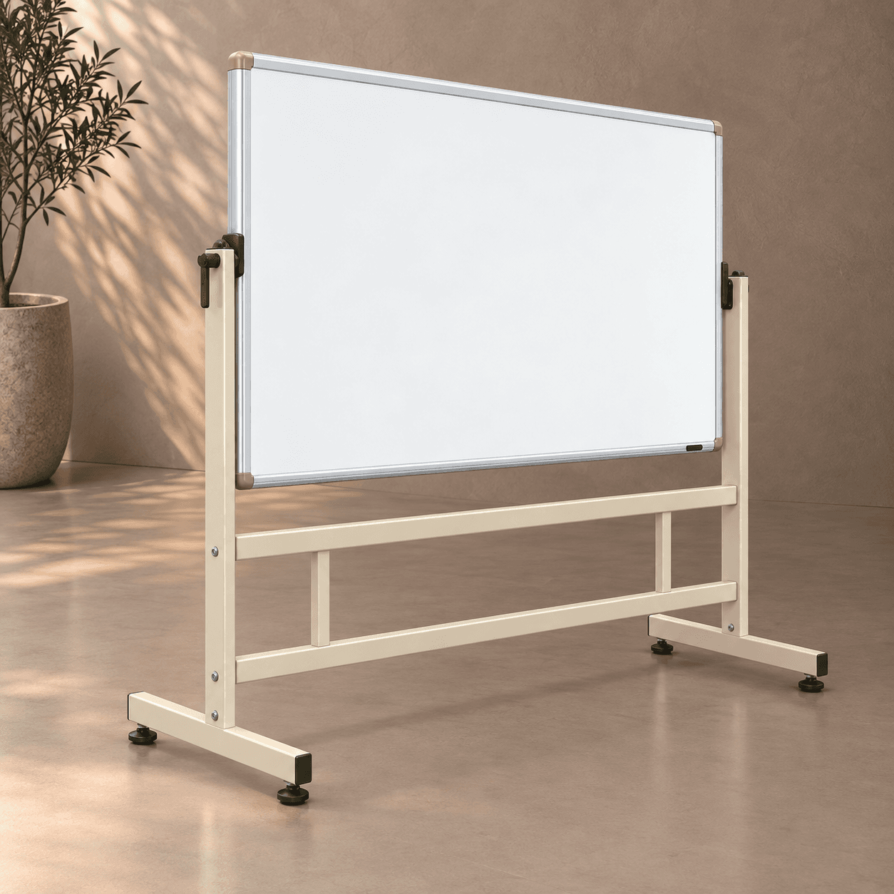 Notice Stands in a styled interior