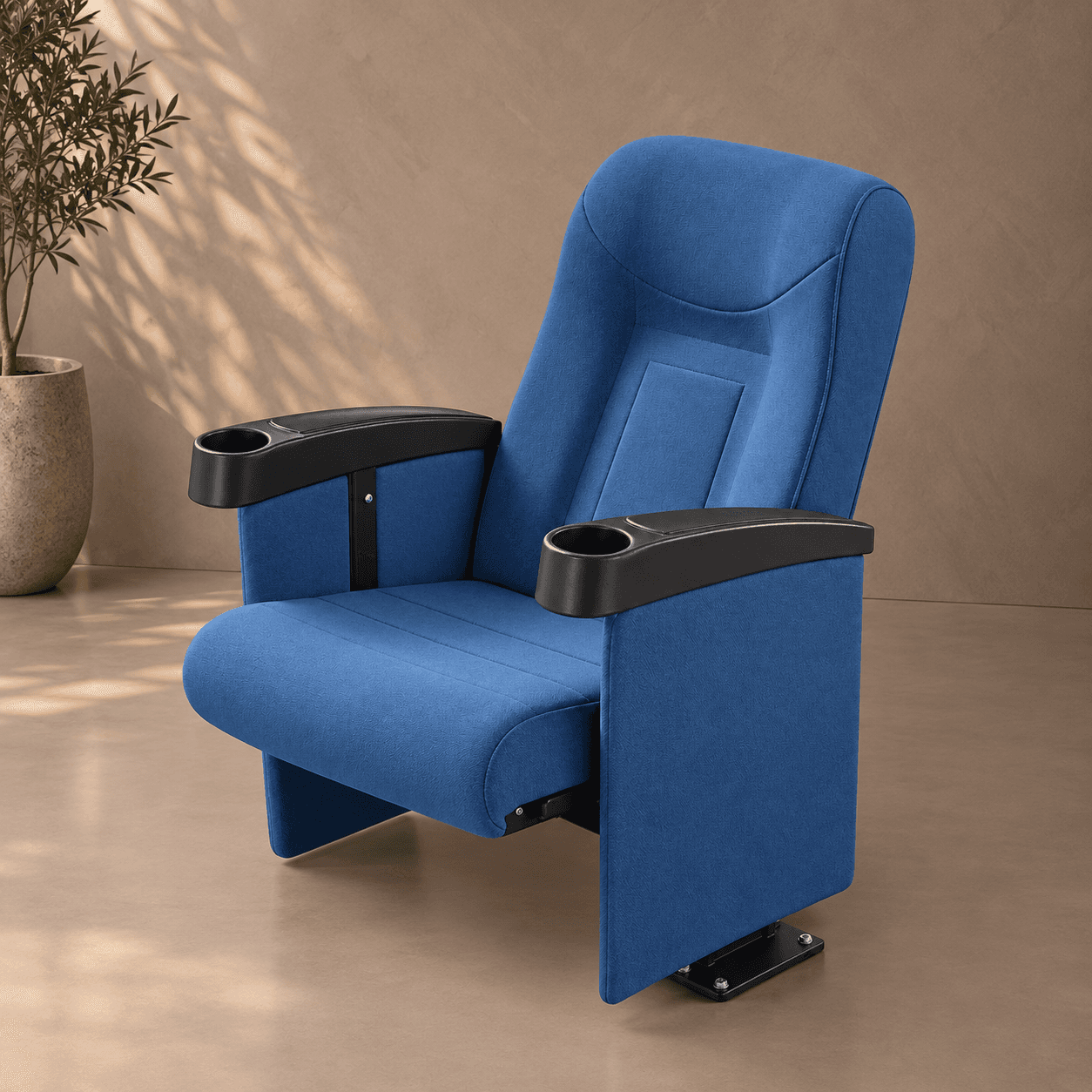 Auditorium Chairs in a styled interior