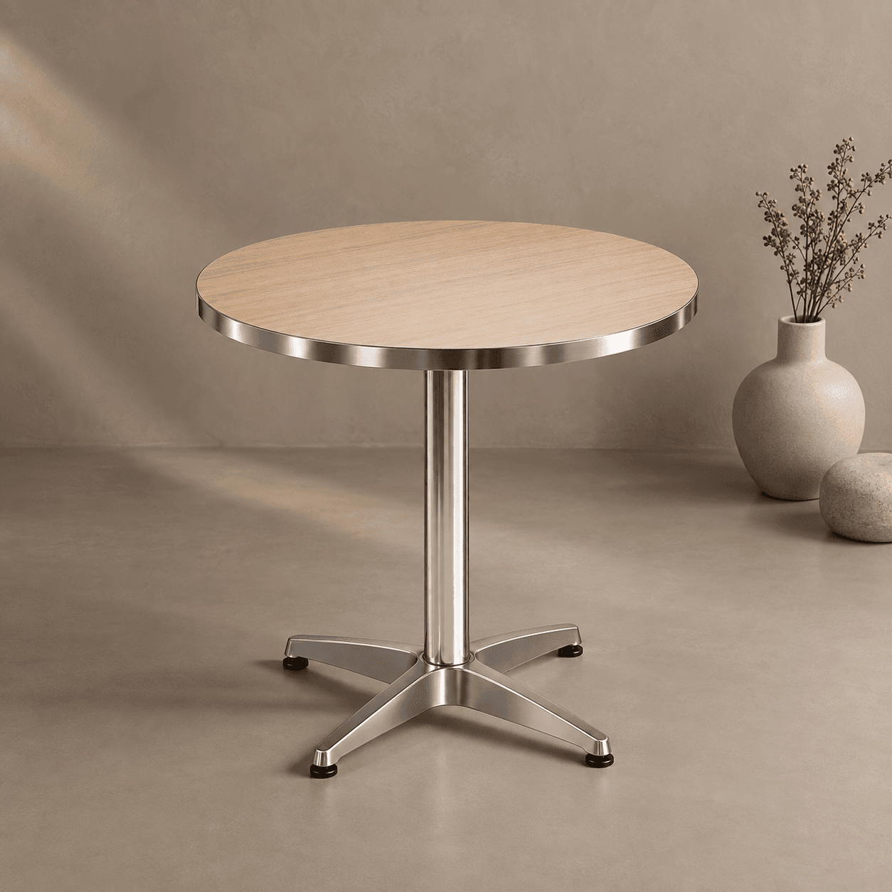 Standing/Eating Tables in a styled interior