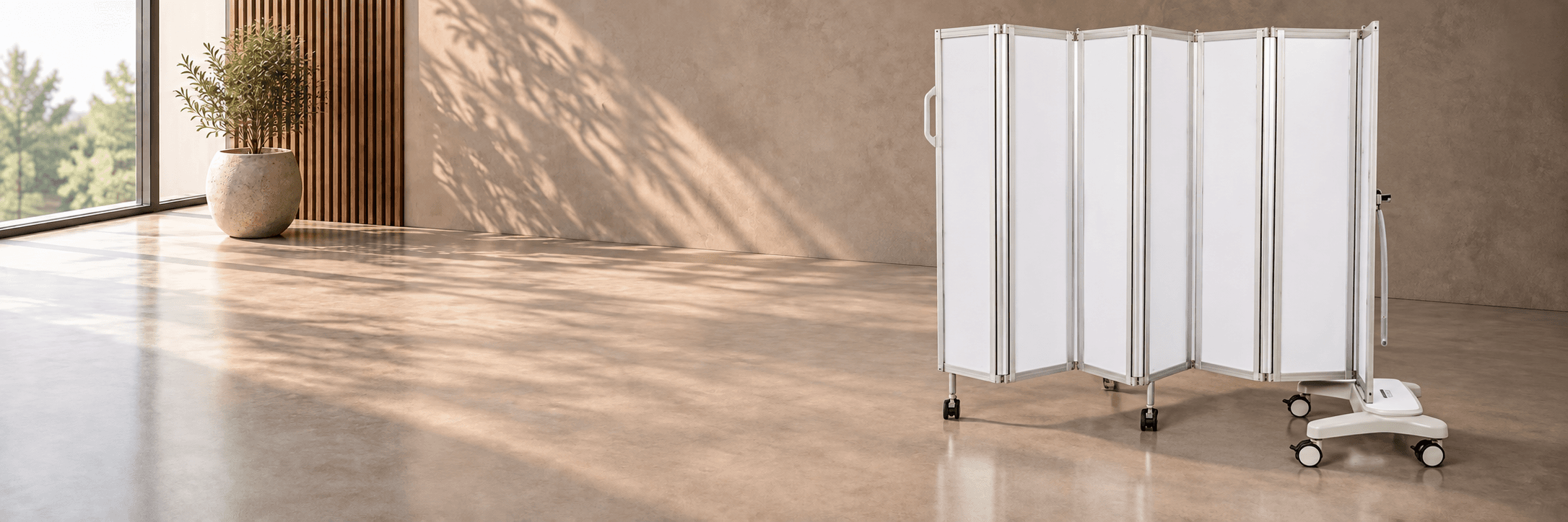 Partition Screens in use