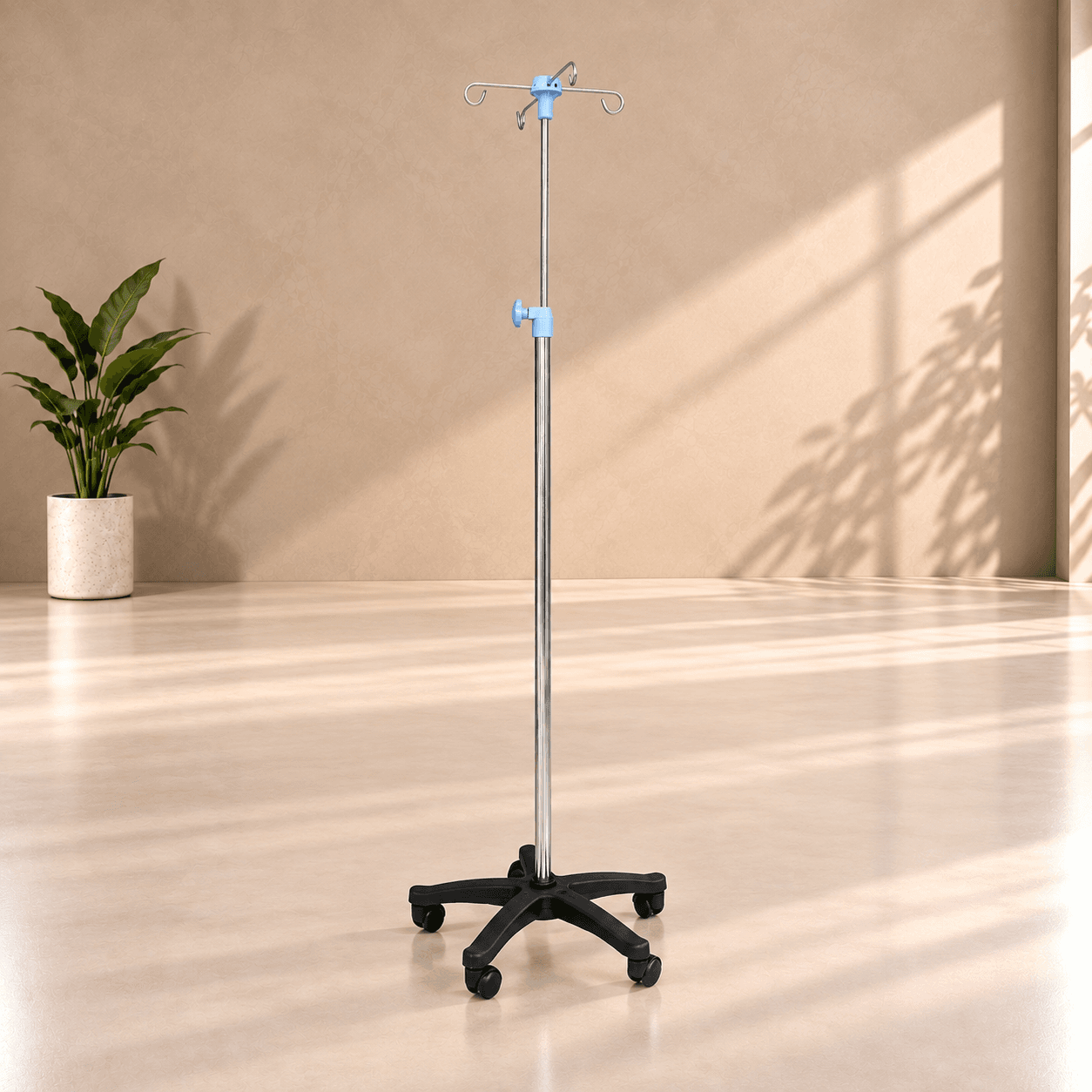 Saline Stand in a styled interior