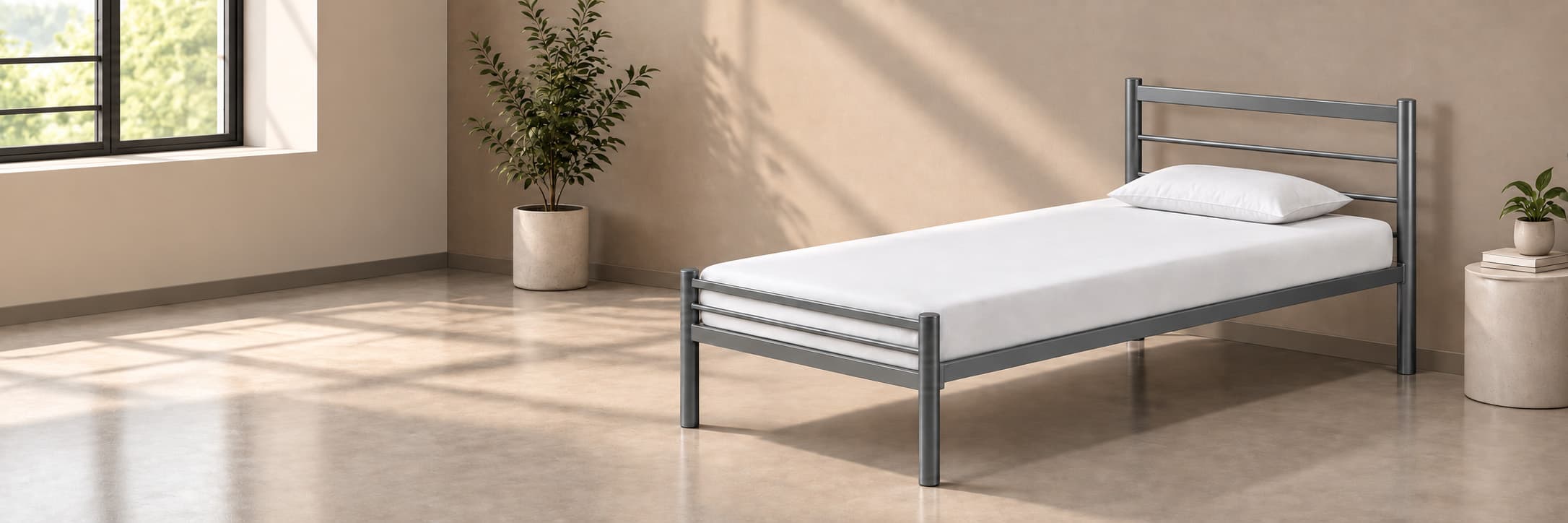 Single Beds in use