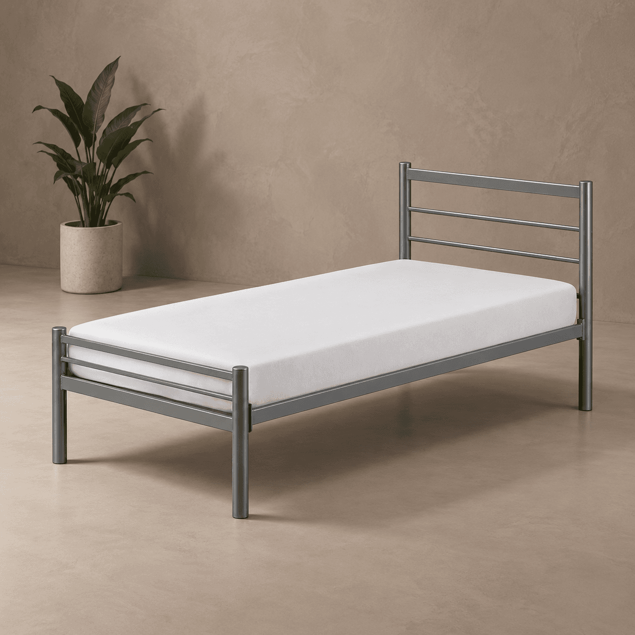 Single Beds in a styled interior