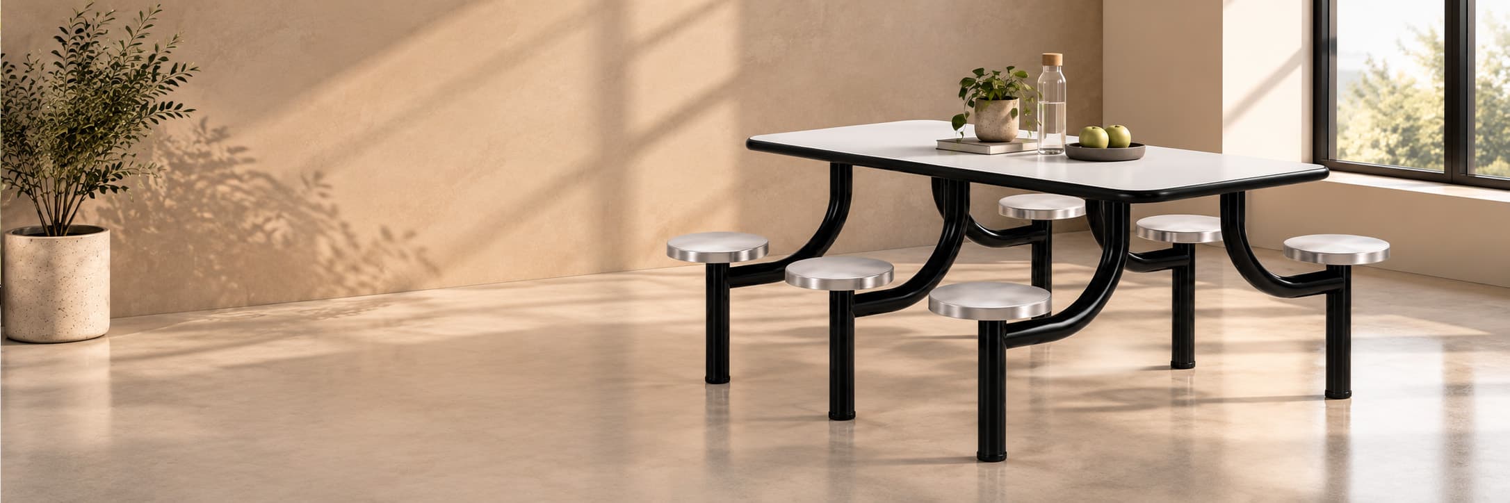 Dining Tables in use