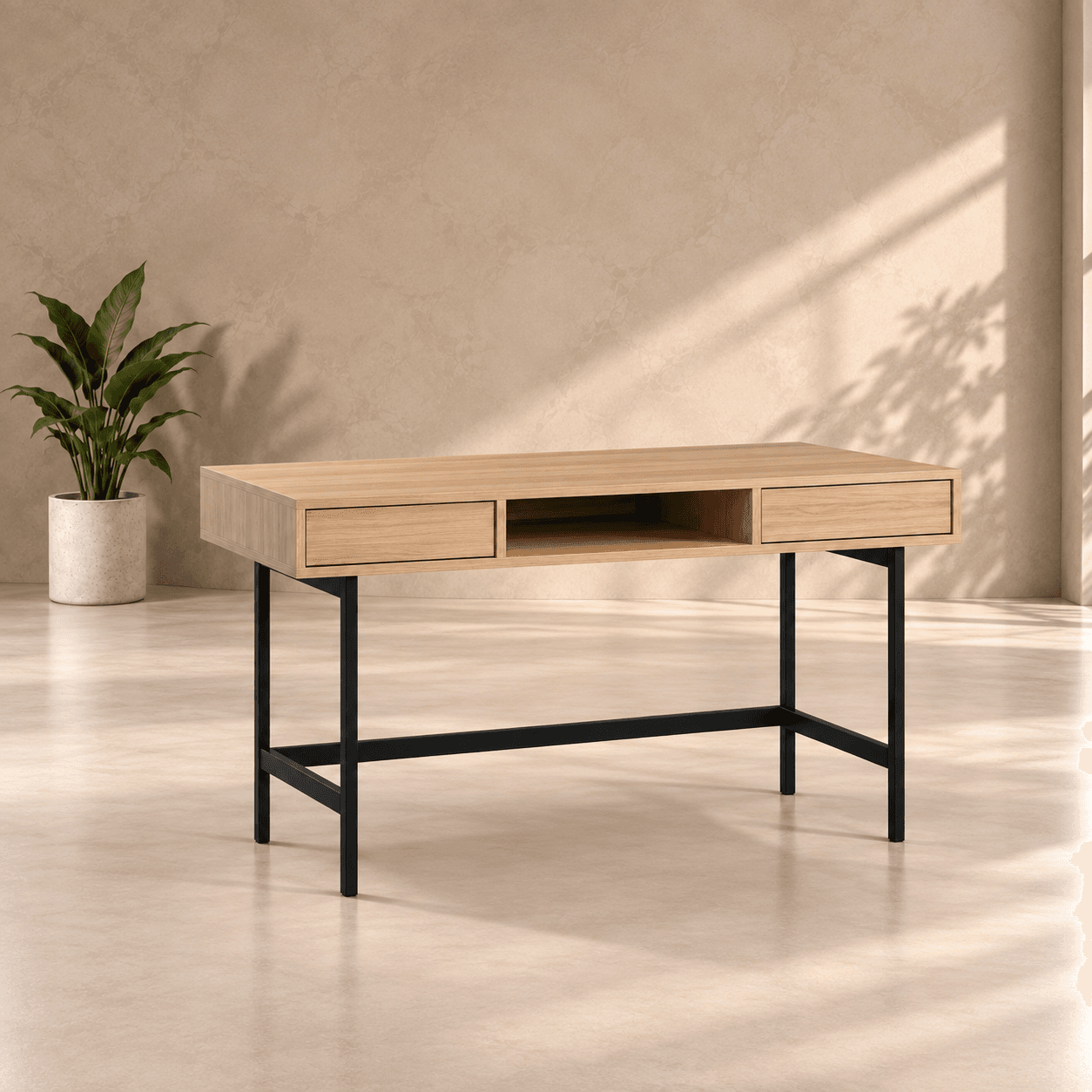 Study Tables in a styled interior