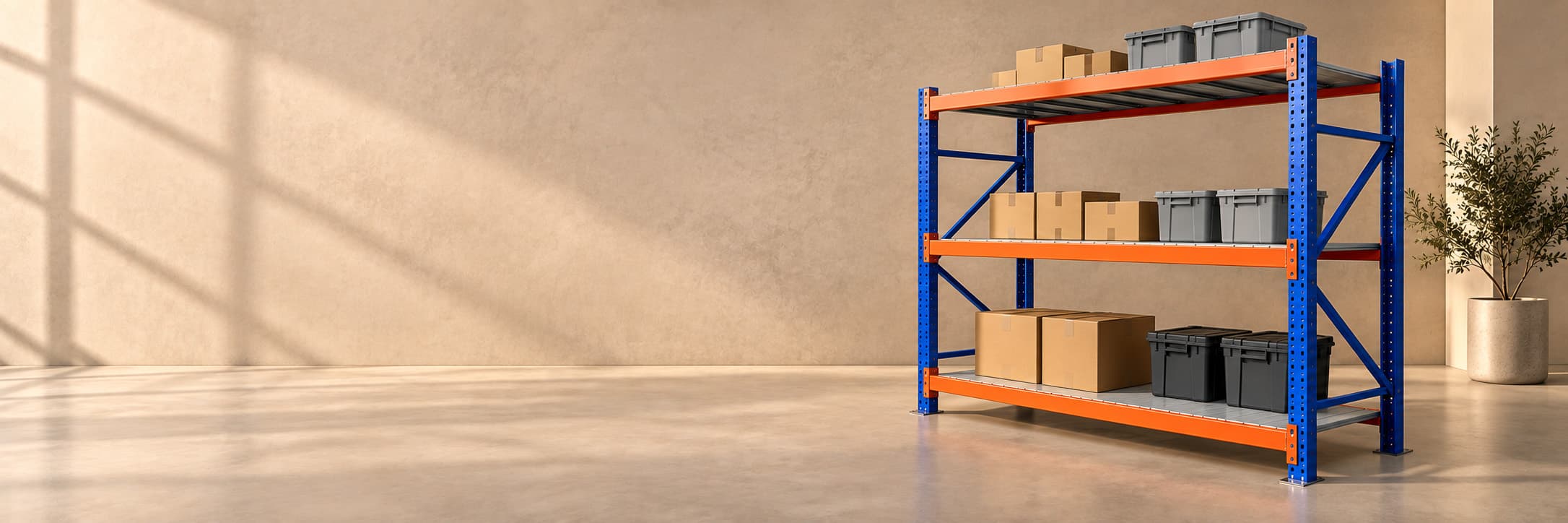 Industrial/Warehouse Racks in use