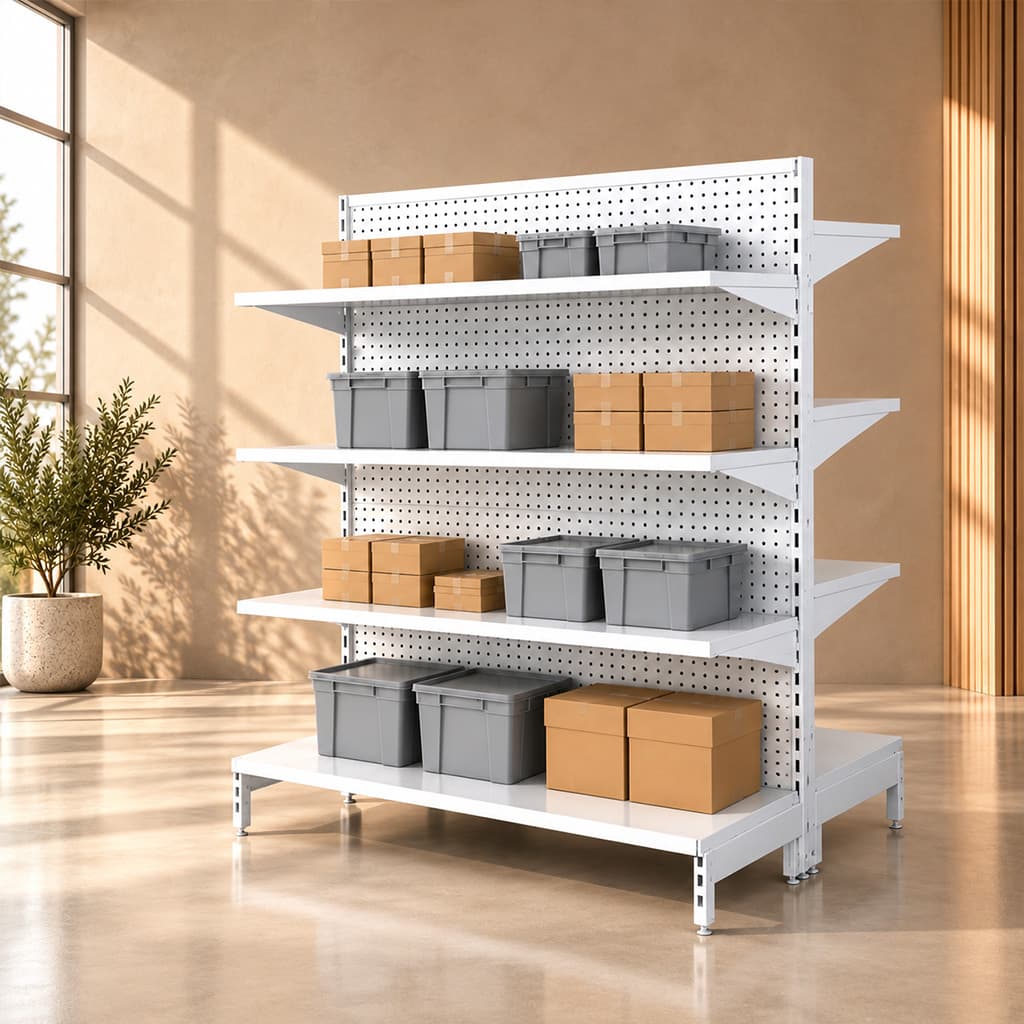 Departmental Racks in a styled interior