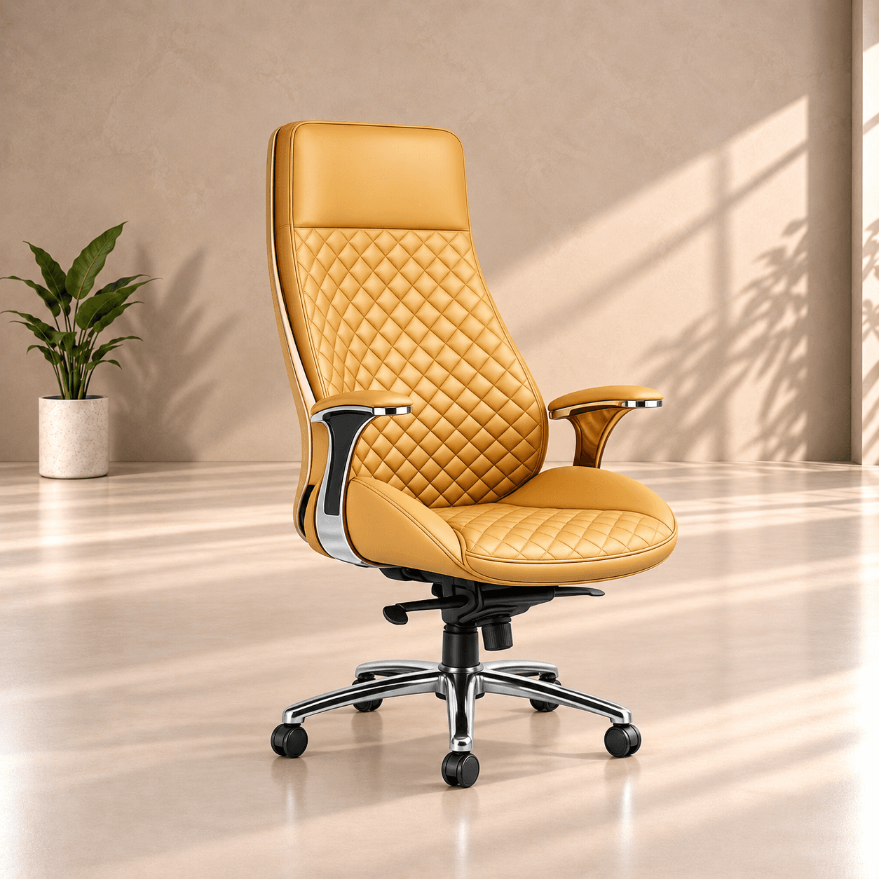 Chairs in a styled interior