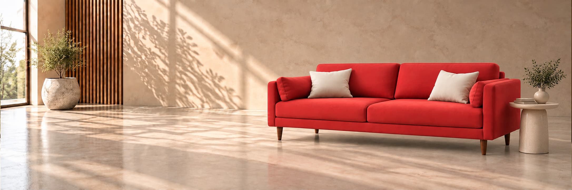 Sofas in use