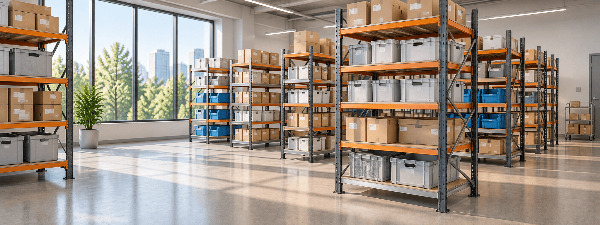 Racking System in use