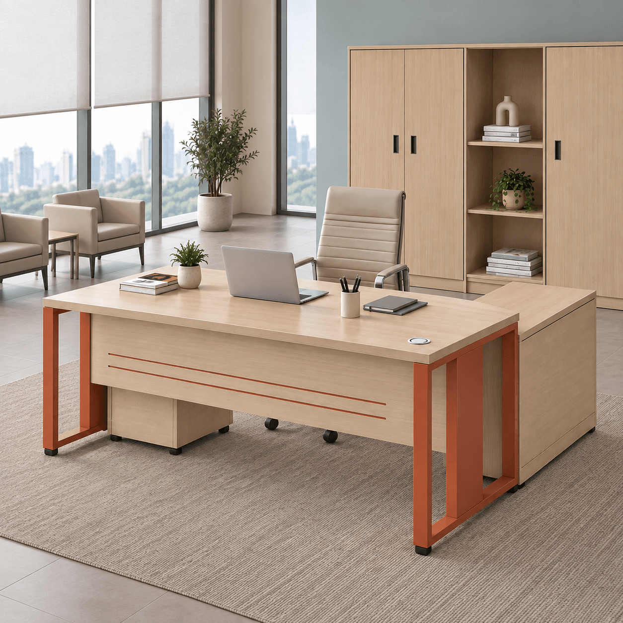 50 X 50 Loop Office Table