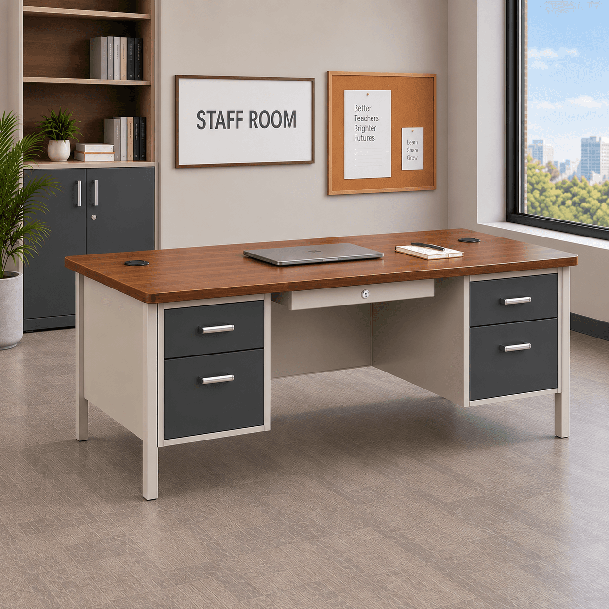 Teacher Table With Drawer
