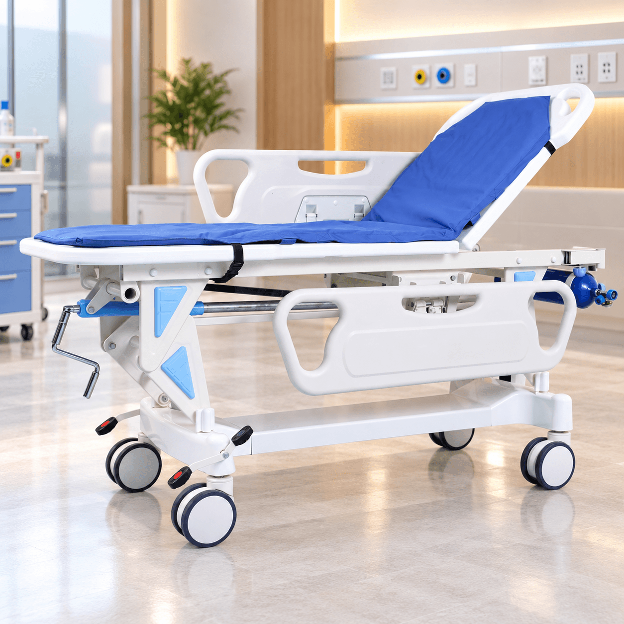 MedRest Blue Hospital Bed