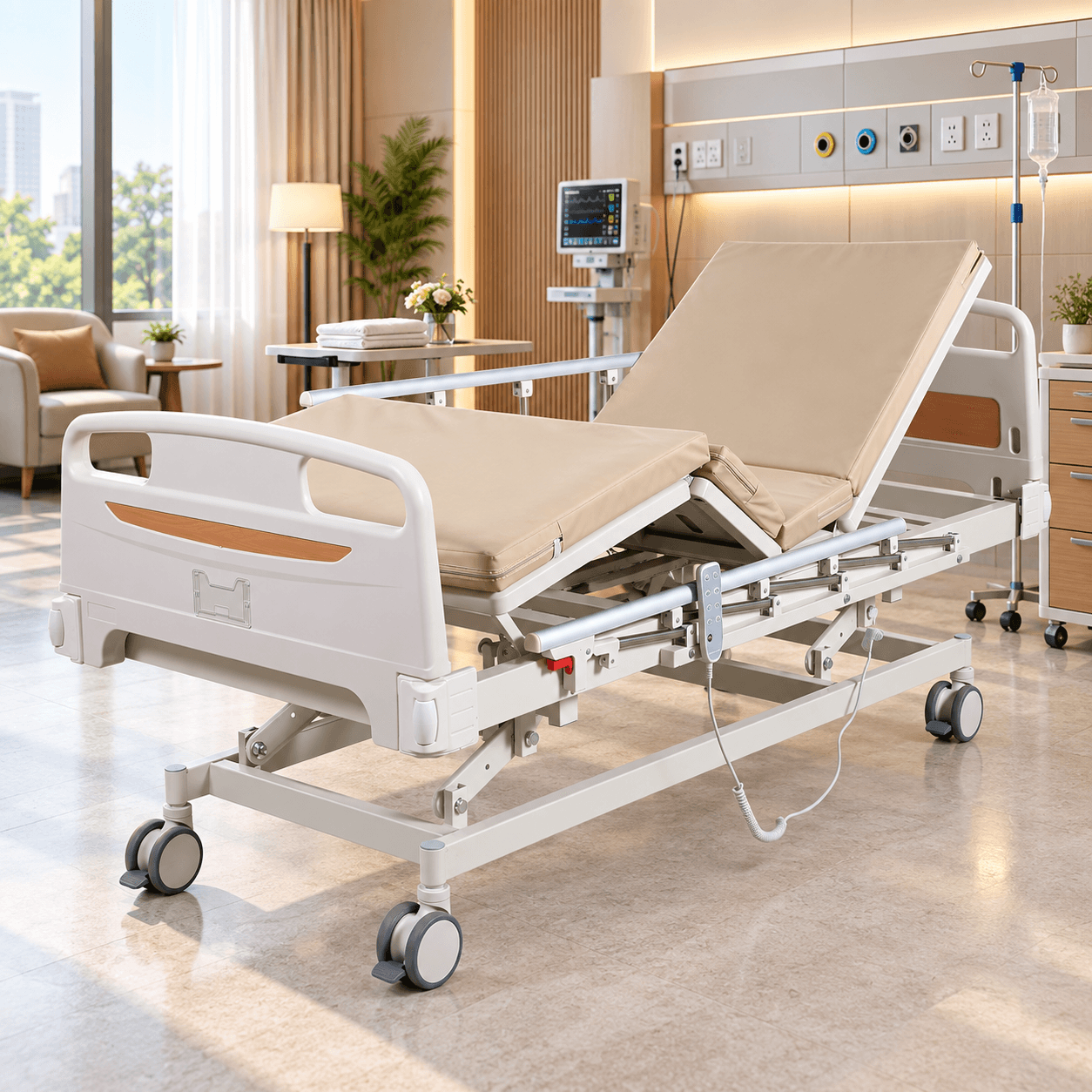 GreyCare Electric Hospital Bed